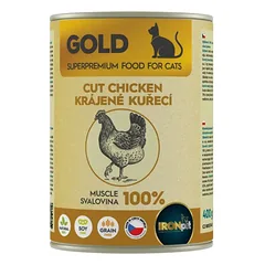 IRONpet Gold Cat Chicken 100 % vištienos raumens konservai katėms