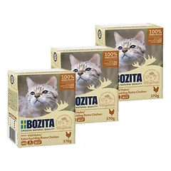 BOZITA Cat Kapota vištiena drebučiuose 3x370g