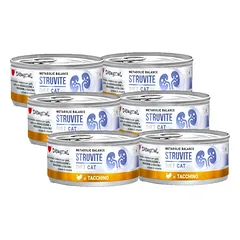 Disugual Veterinary STRUVITE kalakutiena (suaugusiems) drėgnas kačių ėdalas 6x85g
