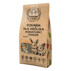 KUCHNIA SZEFA Futrzaki ir Spółka Bezzbožowy maisto produktas miniatiūriniams triušiams Junior 10 kg