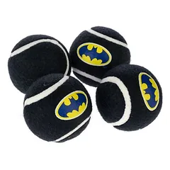 WARNER BROS DC Batman teniso kamuoliukų rinkinys, 4 vnt. (po Ø 6,3 cm) — 2 nuotrauka