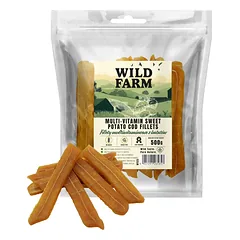 WILD FARM multivitaminų batatų filė 500g skanėstas šunims