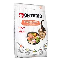 Ontario Cat Sterilized Salmon 400 g parduotuvėje petreon.lt