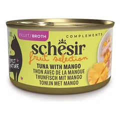 Schesir Cat Fruit Selection drėgnas maistas katėms, ekonominė pakuotė 24 x 75 g