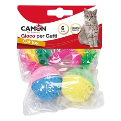 CAMON katėm minkšti kamuoliukai su plunksnomis 6cm