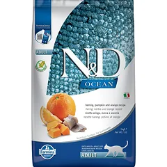 FARMINA N&D Ocean Cat Pumkin, Herring and Orange 50 g