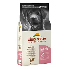 Almo Nature Holistic Šuniukams L Vištiena sausas maistas šuniukams su vištiena, 12 kg