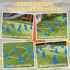Agility rinkinys mėlyna ir geltona — 5 nuotrauka