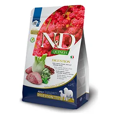 FARMINA N&D QUINOA - DOG Dry DIGESTION Lamb&Fennel ADULT MED&MAX 2,5 kg (pak.4)