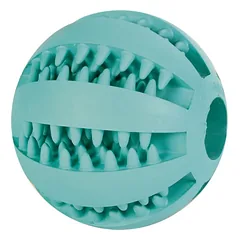 Trixie Denta Fun Mintfresh Baseball minkštas žaislas šunims su mėtos aromatu dantų masažui, 7 cm — 2 nuotrauka
