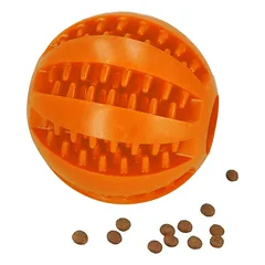Šuns kramtomas žaislas, oranžinis, 7 cm