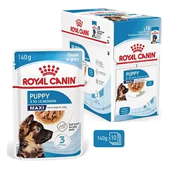 Royal Canin Maxi Puppy padaže, drėgnas maistas šunims — 3 nuotrauka
