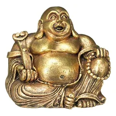 Nobby Aquariendekoration Buddha goldfarben