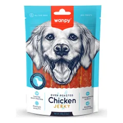 Wanpy Jerky Chicken vytinta vištiena skanėstai šunims, 100 g