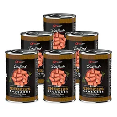 ALPHA SPIRIT Realfood dūmo kvapo pjaustytos dešrelės 400g 6vnt