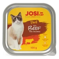 JosiCat Paté with Beef paštetas katėms su jautiena, 100 g.