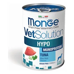 Monge VetSolution Canine Hypo Monoprotein Tuna 400 g parduotuvėje ramiosblusos.lt