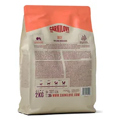 CARNILOVE True Fresh Beef Adult Cat LB sausas pašaras didelių veislių katėms su jautiena, 2 kg — 2 nuotrauka