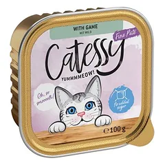 Catessy mišrus rinkinys, lėkštelės, drėgnas maistas katėms 32 x 100 g — 5 nuotrauka