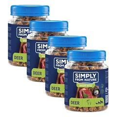 SIMPLY FROM NATURE Smart Bites Deerhound treniruokliai šunims 4x130g