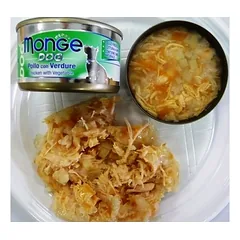 Monge Natural Superpremium Chicken with Vegetable drėgnas maistas suaugusiems šunims su vištiena ir daržovėmis, 95 g — 2 nuotrauka