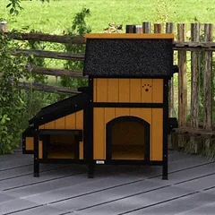 Katės namelis 96 × 65 × 85,5 cm — 2 nuotrauka