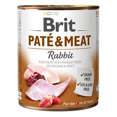 BRIT PATE & MEAT RABBIT 800g