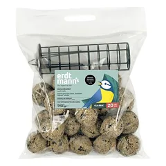 Erdtmanns 20 Meisenknödel ohne Netz mit Knödelboy 1,7 kg