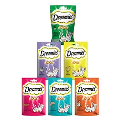 DREAMIES 6x60g skanėstai katėms Skonių mišinys
