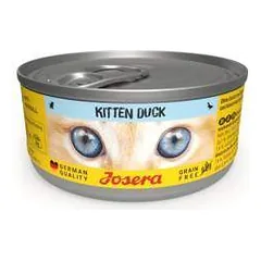 Josera Kitten Duck begrūdis konservuotas maistas jaunoms katėms su antiena, 200 g