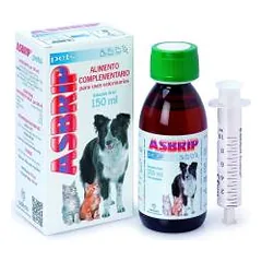 Asbrip Pets papildai šunų ir kačių kvėpavimo takų sistemai, 150 ml