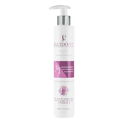 FluidoPet 3-in-1 balzamas - neišplaunama kaukė ilgaplaukiams šunims, palengvina iššukavimą, glotnina, apsaugo nuo statinio krūvio., 225ml — 4 nuotrauka
