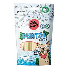 Mr.Bandit Dental Stars su jautiena, dantų priežiūros skanėstai šunims 70 g