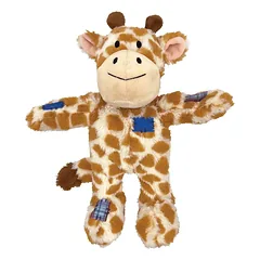 KONG Wild Knots Giraffe M / L pliušinis žaislas šunims su virve viduje — 2 nuotrauka