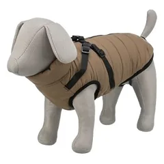 TRIXIE Pirou žieminė striukė su petnešom, S: 33 cm, smėlio