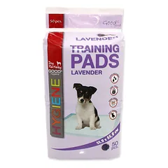 Dog Fantasy Training Pads Lavender sugeriantys padėkliukai šuniukams ir suaugusiems šunims, 55,8×55,8 cm, 50 vnt. — 2 nuotrauka