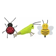 Žaislas katei – Linksmas vasarojantis vabzdys, 11 cm, 1 vnt. — 2 nuotrauka