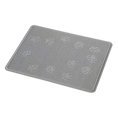 Europet Bernina guminis kilimėlis prie katės tualeto, pilkas, 33×43 cm