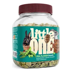 Little One Pea Flakes smulkintų žirnių skanėstas graužikams, 230 g