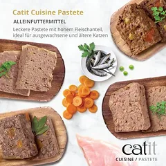 Catit Cuisine paštetas, drėgnas maistas katėms, ekonominė pakuotė 24 x 95 g — 5 nuotrauka