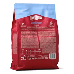 CARNILOVE ACTIVE Cat Salmon & Turkey Kitten sausas pašaras kačiukams su lašiša ir kalakutiena, 2 kg — 2 nuotrauka