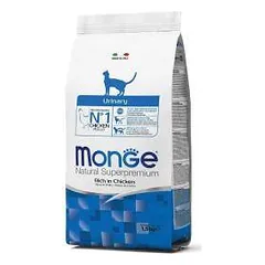 Monge Dry Cat Adult Urinary sausas maistas katėms mažinantis struvitinių akmenų atsiradimą, 1,5 kg