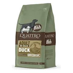 QUATTRO begrūdis su antiena visų veislių suaugusių šunų pašaras 3kg — 2 nuotrauka