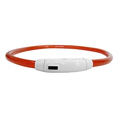 Nobleza LED karpomas trijų režimų antkaklis 70,8x1,5 cm, raudonas/žalias/oranžinis — 3 nuotrauka