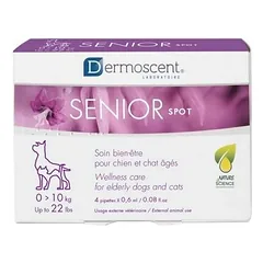 Dermoscent SENIOR spot-on šunims ir katėms 0-10 kg, 0,6 ml pipette N4