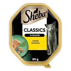 SHEBA Classics šlapias kačių maistas su vištiena padaže 85g
