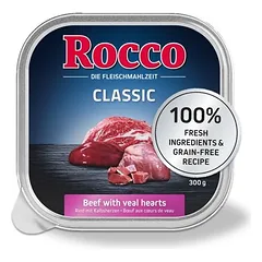 Rocco Classic lėkštelė, drėgnas maistas šunims 9 x 300 g