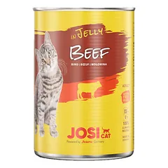Konservi JOSERA JosiCat Beef in jelly 400 g