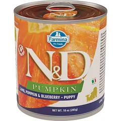 FARMINA N&D Dog Lamb, Pumpkin, Blueberry konservai 285 g