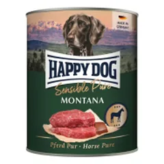 Happy Dog Sensible Pure Montana konservai šunims su arkliena, 800 g